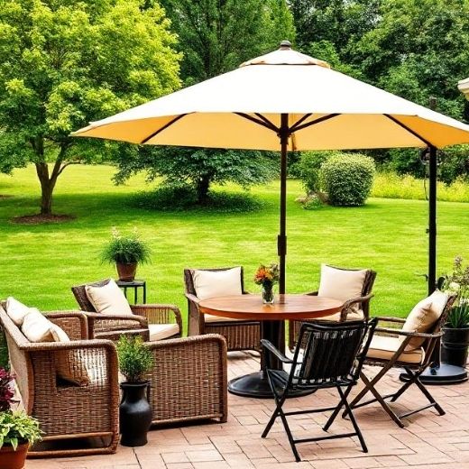 Metal balkon masası ve sandalye takımları
