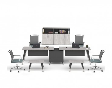 Trend Etajerli İkili Workstation Masa Plus